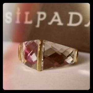 Stunning Double Crystal Silpada Ring